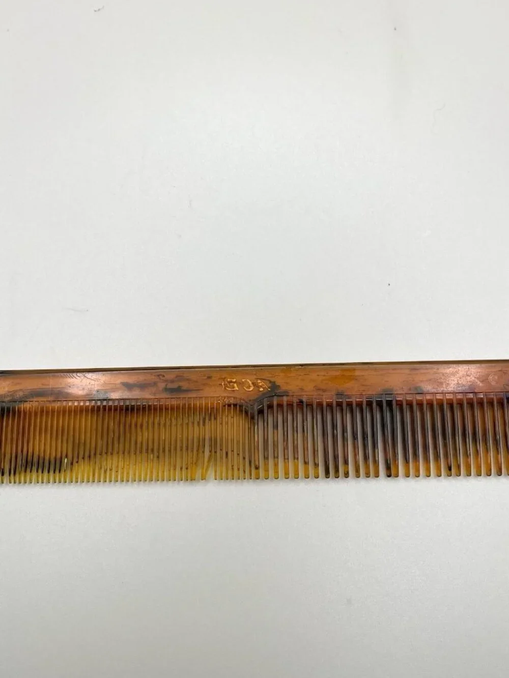 VTG ACE Faux Tortoiseshell Bolta Hard Rubber Barber Hair Comb Lot Mid Century
